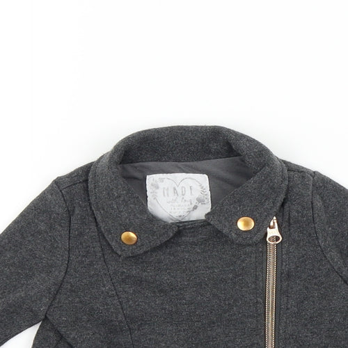 Primark Baby Grey   Overcoat Coat Size 3-6 Months