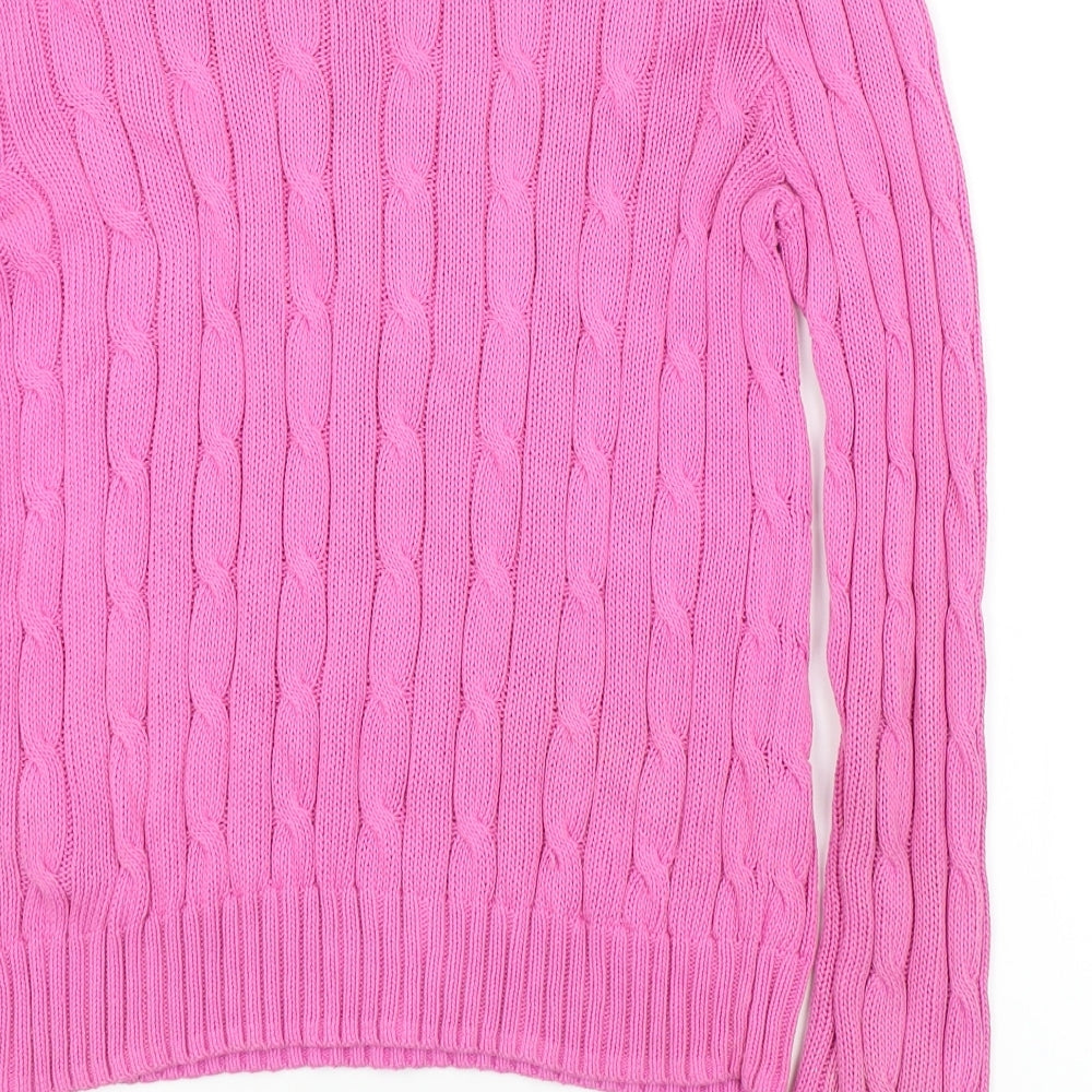 Polo Ralph Lauren Womens Pink    Jumper Size L