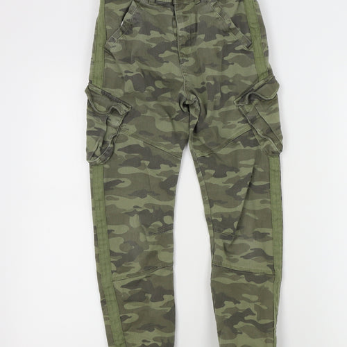 TU Boys Multicoloured Camouflage  Cargo Trousers Size 10 Years