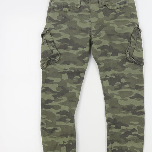 TU Boys Multicoloured Camouflage  Cargo Trousers Size 10 Years
