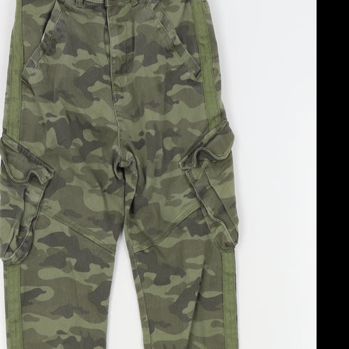 TU Boys Multicoloured Camouflage  Cargo Trousers Size 10 Years