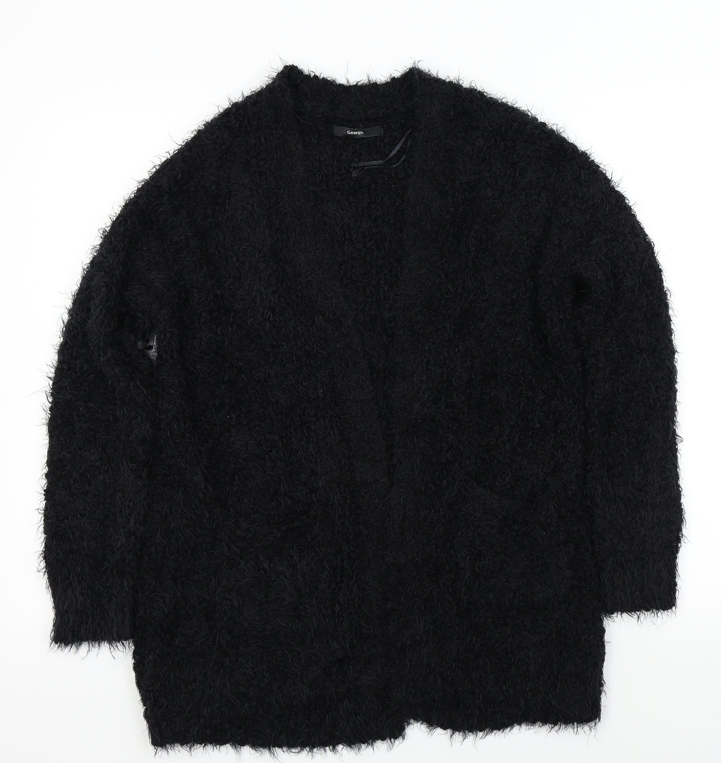 George Womens Black   Cardigan Jumper Size M