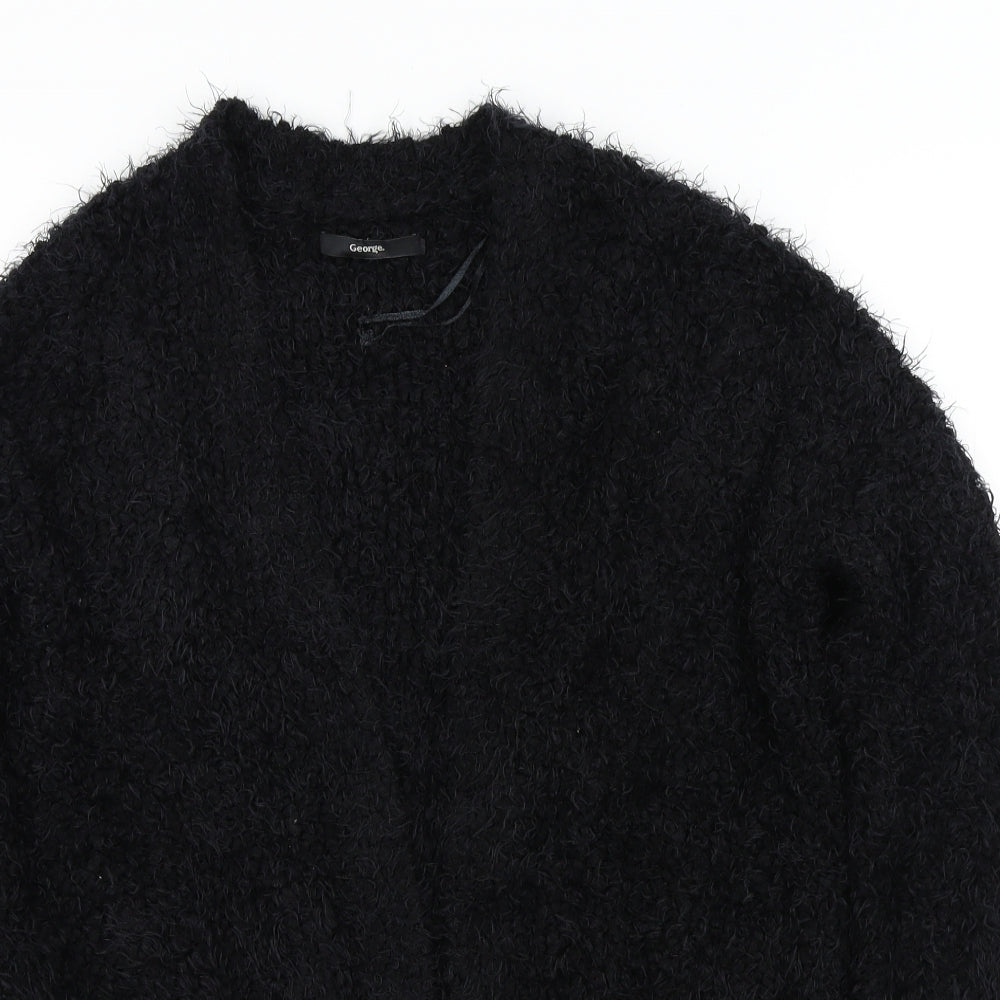 George Womens Black   Cardigan Jumper Size M
