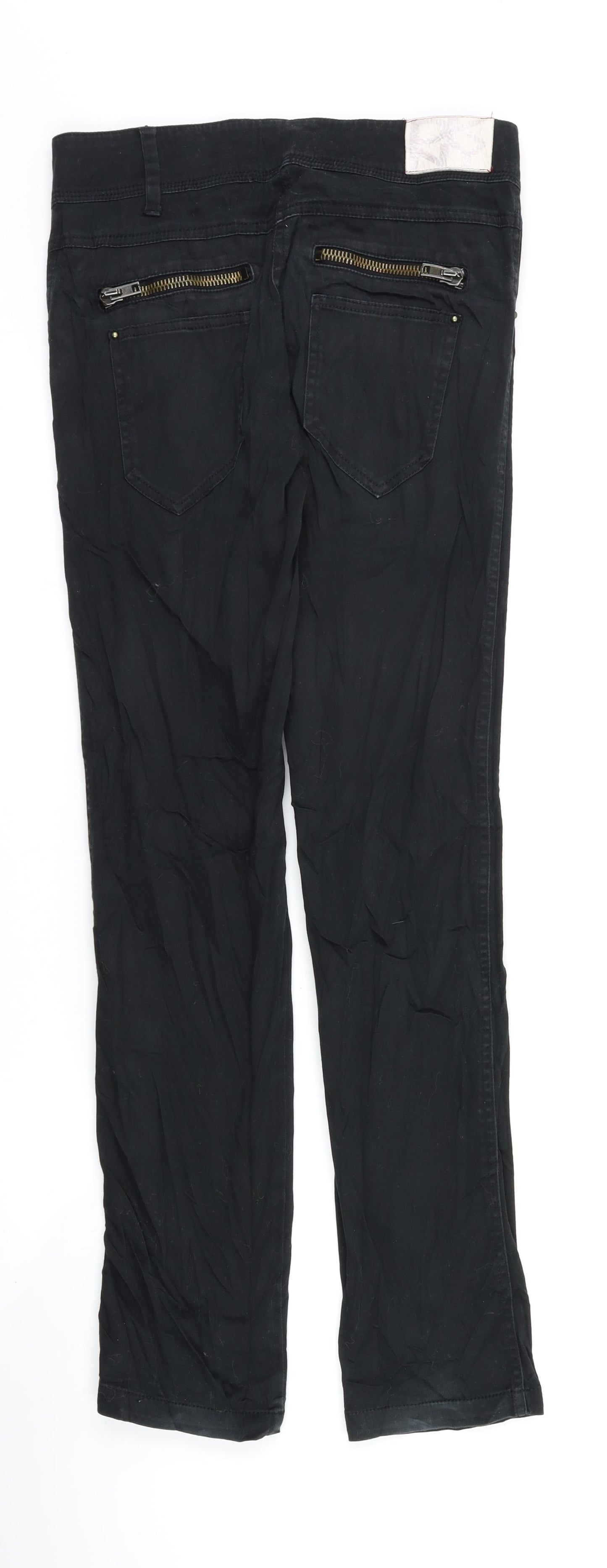 DKNY Womens Black   Straight Jeans Size 16 L29 in