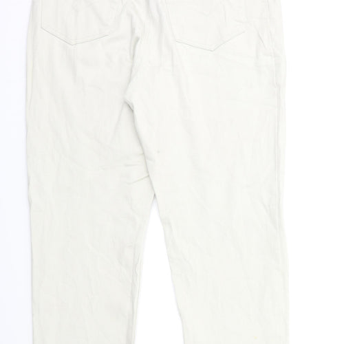 JB Nice Size Mens Beige  Denim Bootcut Jeans Size 18 L29 in