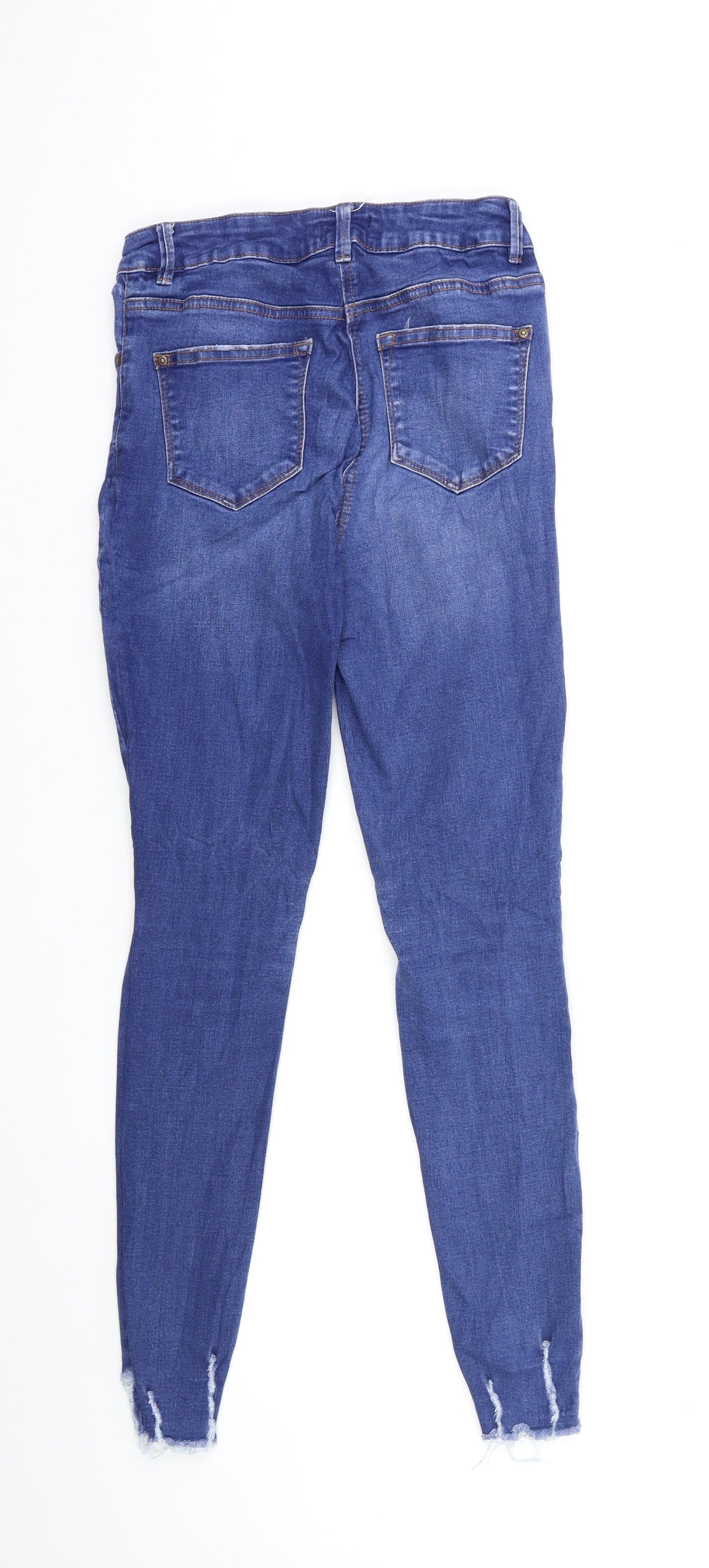 Matalan Womens Blue  Denim Skinny Jeans Size 8 L28 in