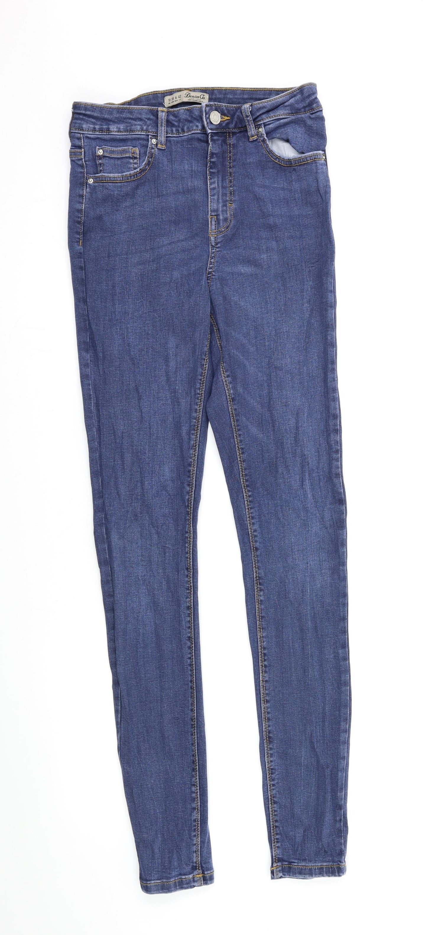 Primark Womens Blue   Skinny Jeans Size 10 L30 in