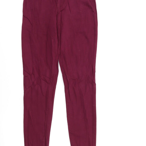 Primark Womens Purple   Skinny Jeans Size 8 L28 in