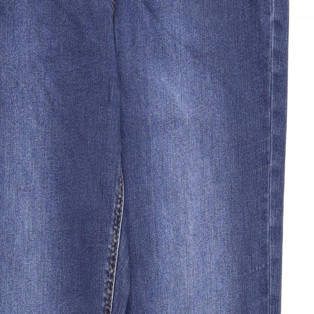 George Womens Blue  Denim Straight Jeans Size 12 L29 in