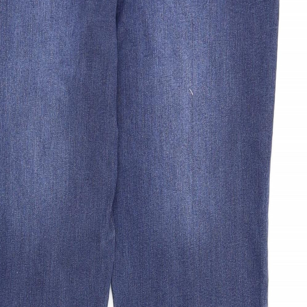 George Womens Blue  Denim Straight Jeans Size 12 L29 in
