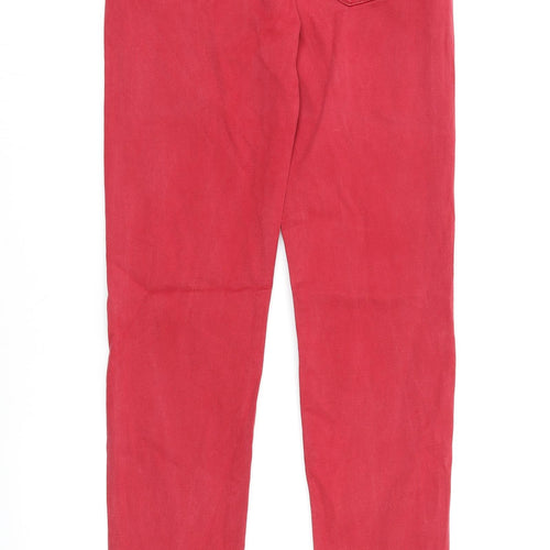 For All Mankind Mens Red   Skinny Jeans Size 27 in L29 in