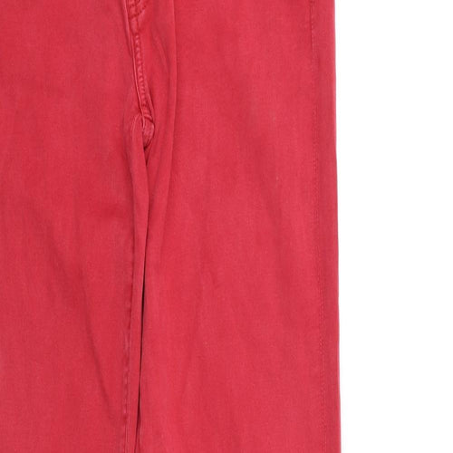 For All Mankind Mens Red   Skinny Jeans Size 27 in L29 in
