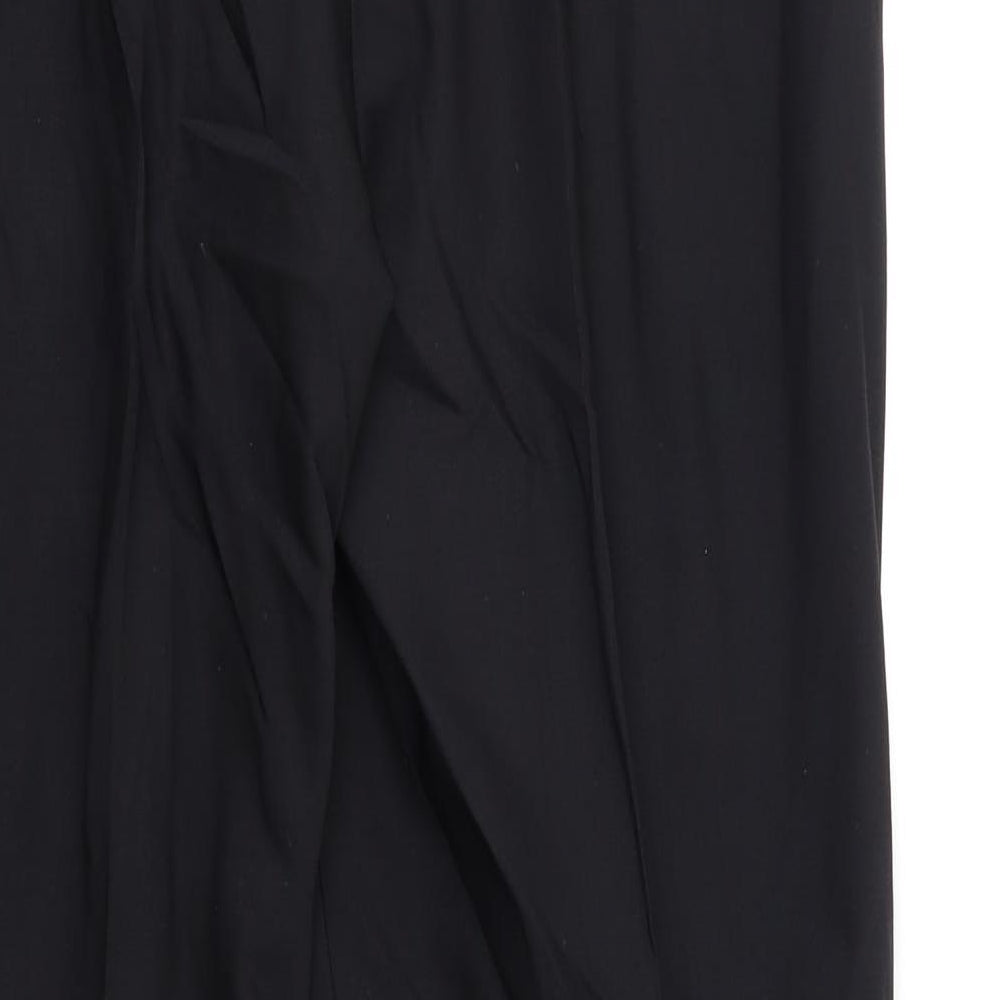 Jager Womens Black   Trousers  Size 12 L27 in