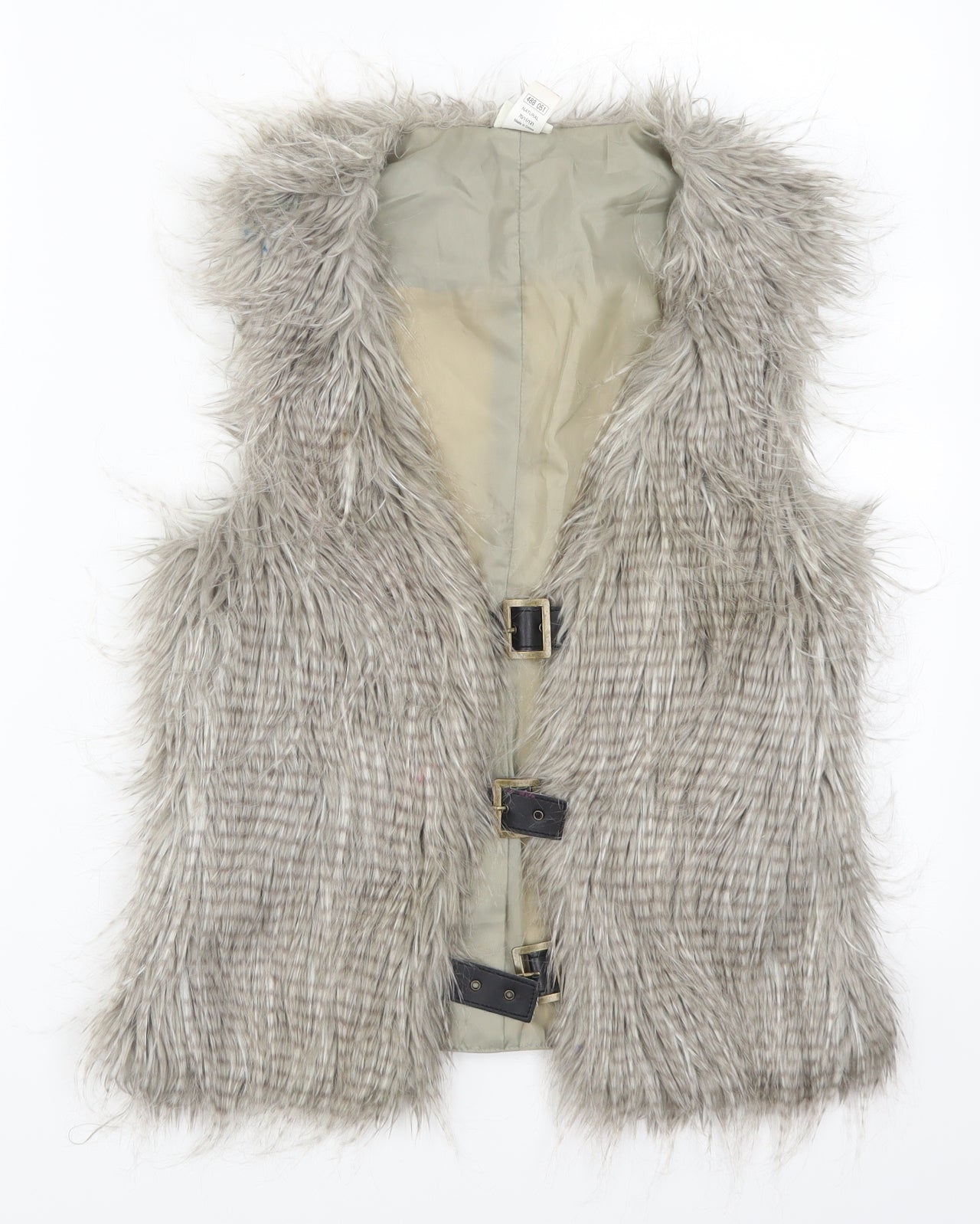 Kylie Girls Grey   Gilet Jacket Size 11-12 Years