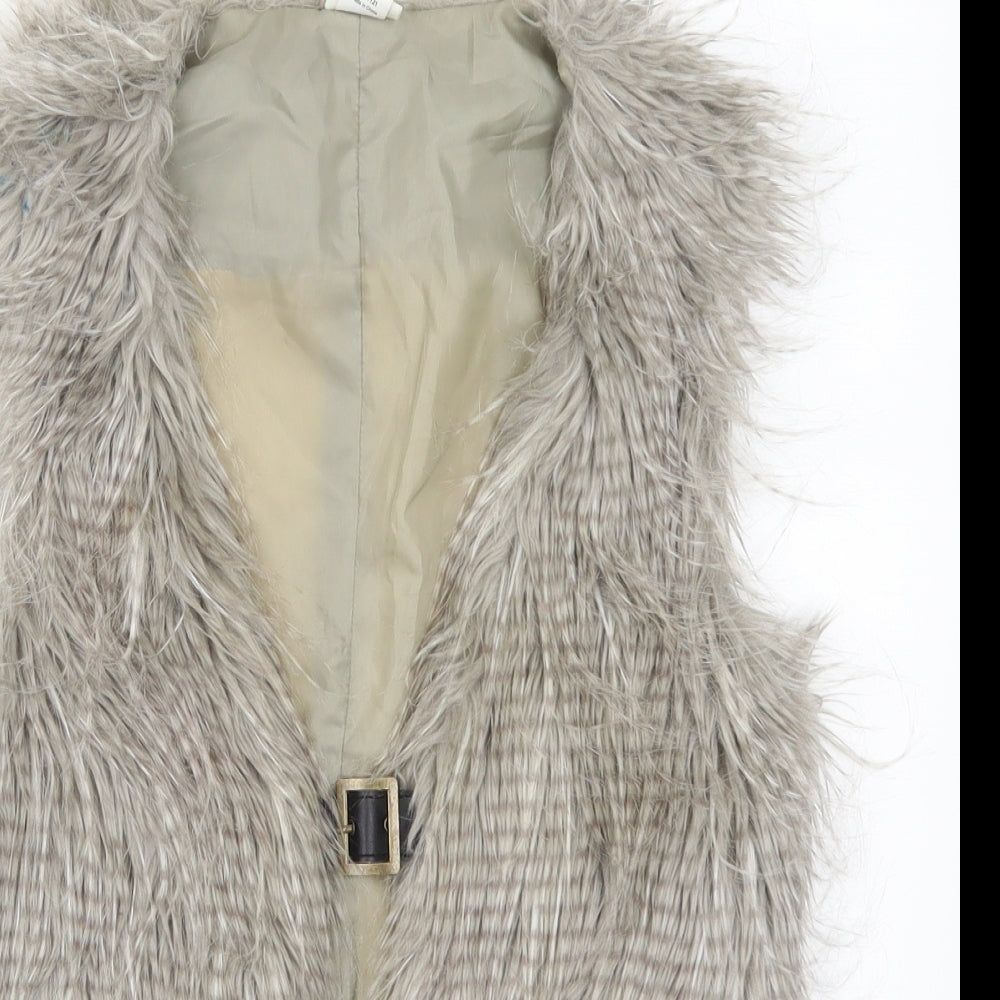 Kylie Girls Grey   Gilet Jacket Size 11-12 Years