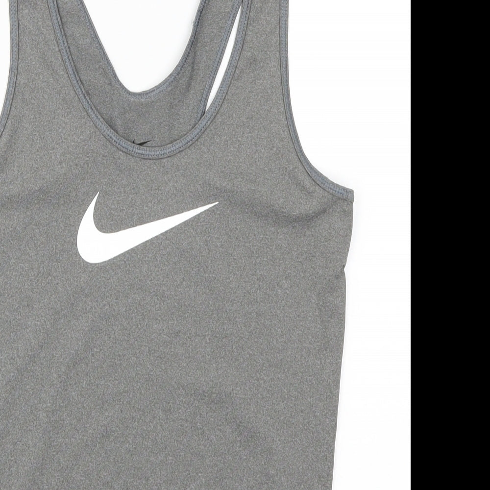Nike Womens Grey   Basic Tank Size S