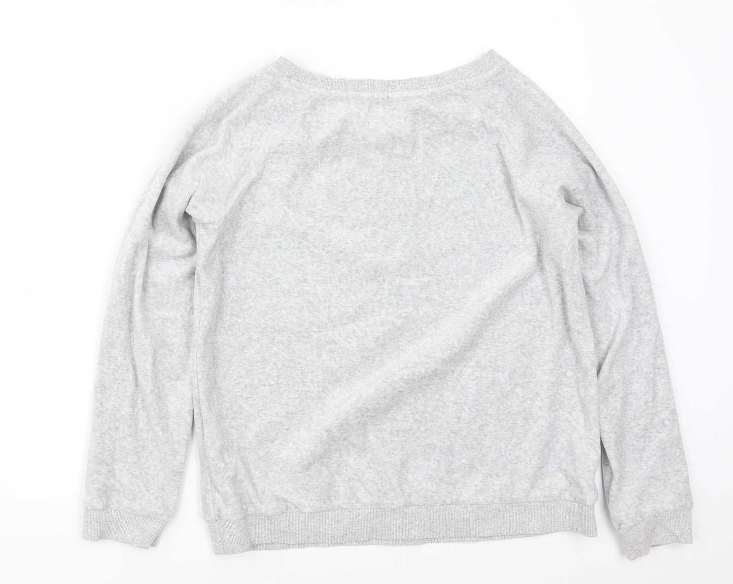 Matalan Womens Grey Solid  Top Pyjama Top Size S  - Sometimes I Just Want to Hibernate