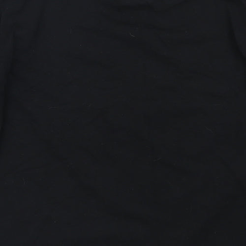 Primark Womens Black Solid  Top Pyjama Top Size 14  - Love All Animals