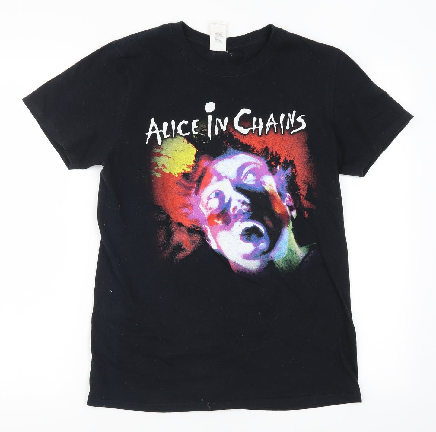 Gildan Mens Black    T-Shirt Size S  - Alice in Chains