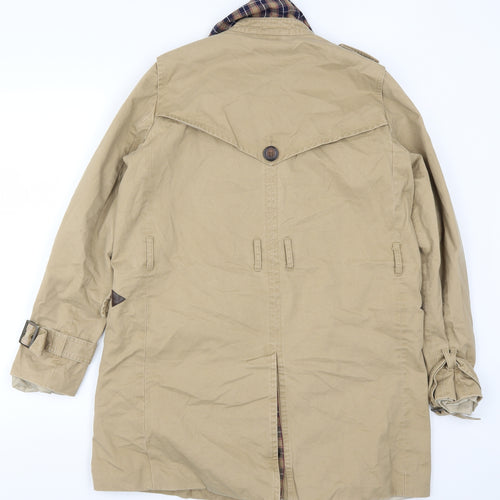 Topshop Womens Beige   Trench Coat Coat Size 10
