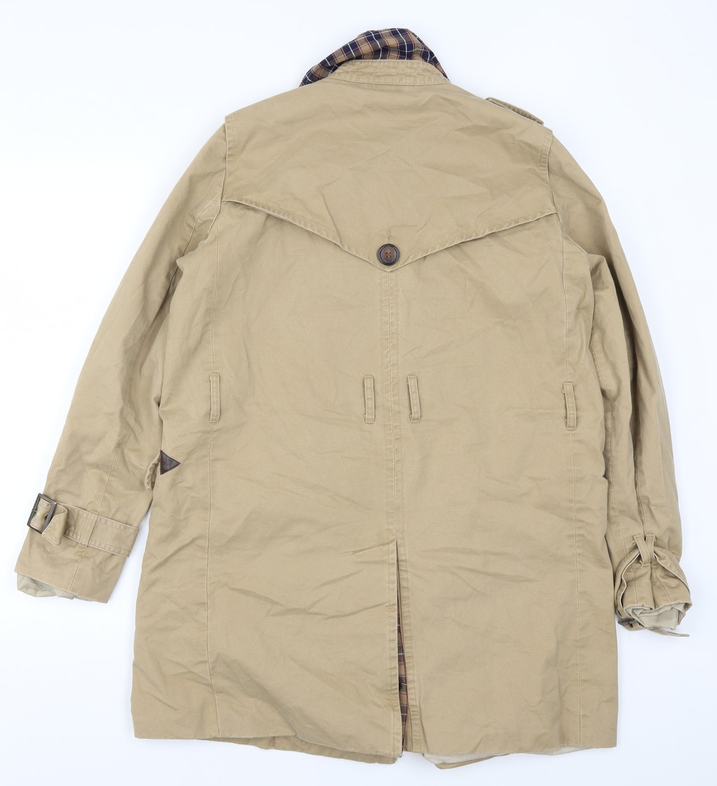 Topshop Womens Beige   Trench Coat Coat Size 10