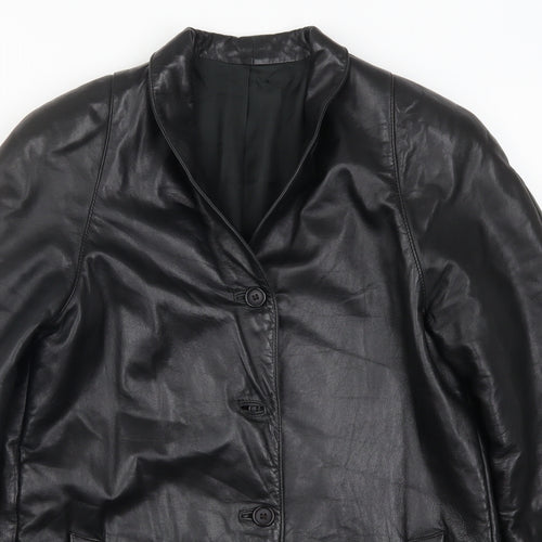 Preworn Womens Black   Jacket Coat Size 12