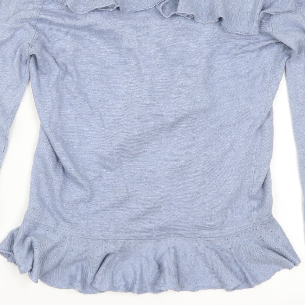 Monsoon Womens Blue   Cardigan Jumper Size 14