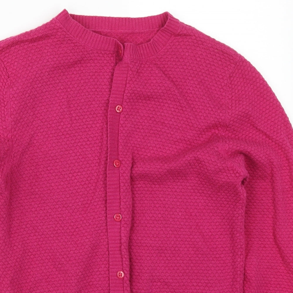 Preworn Womens Pink   Cardigan Jumper Size M