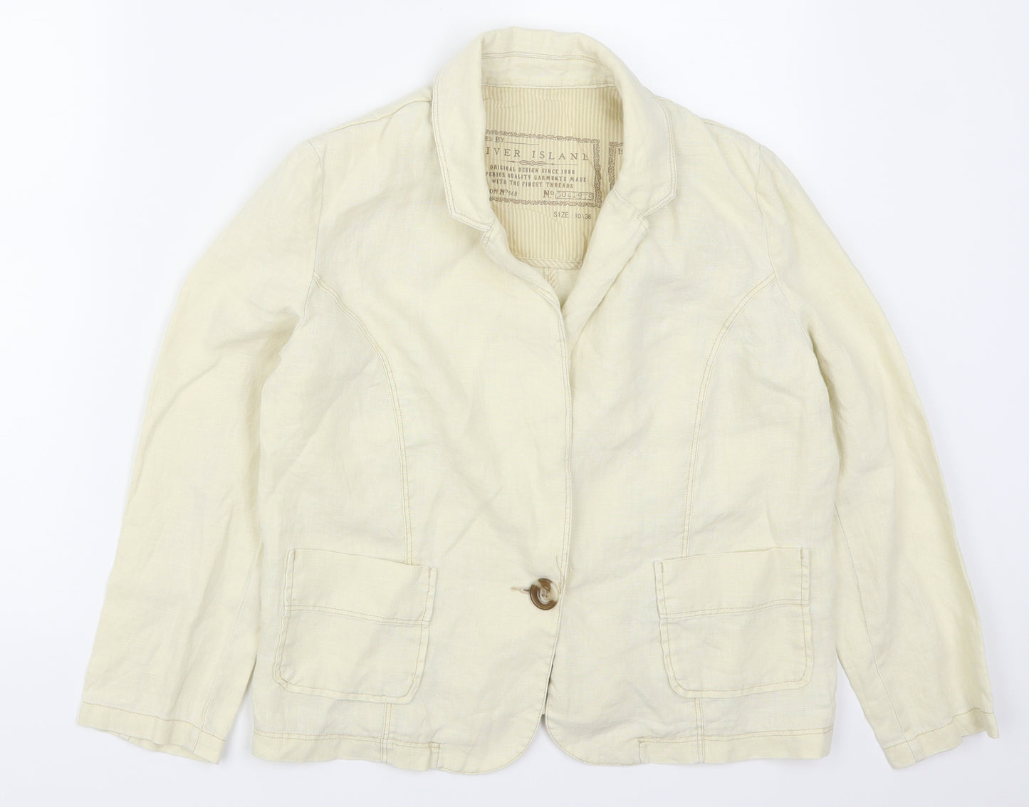 River Island Womens Beige   Jacket  Size 10