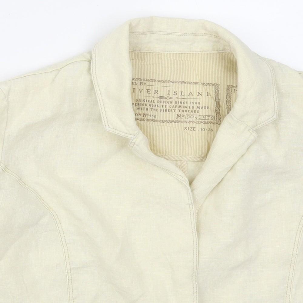 River Island Womens Beige   Jacket  Size 10