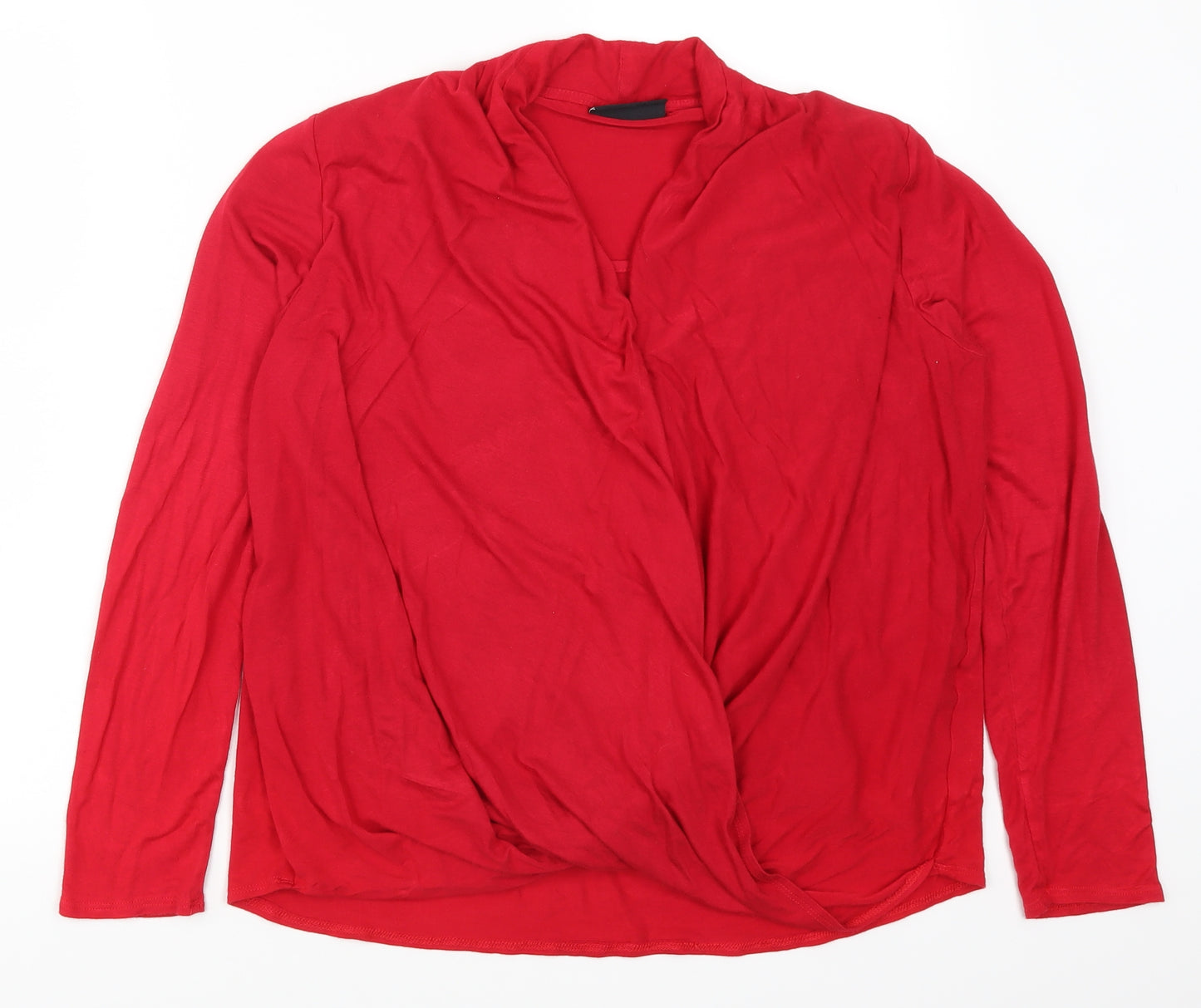 Wallis Womens Red   Basic T-Shirt Size 18