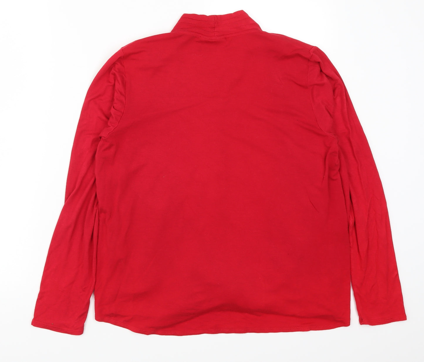 Wallis Womens Red   Basic T-Shirt Size 18