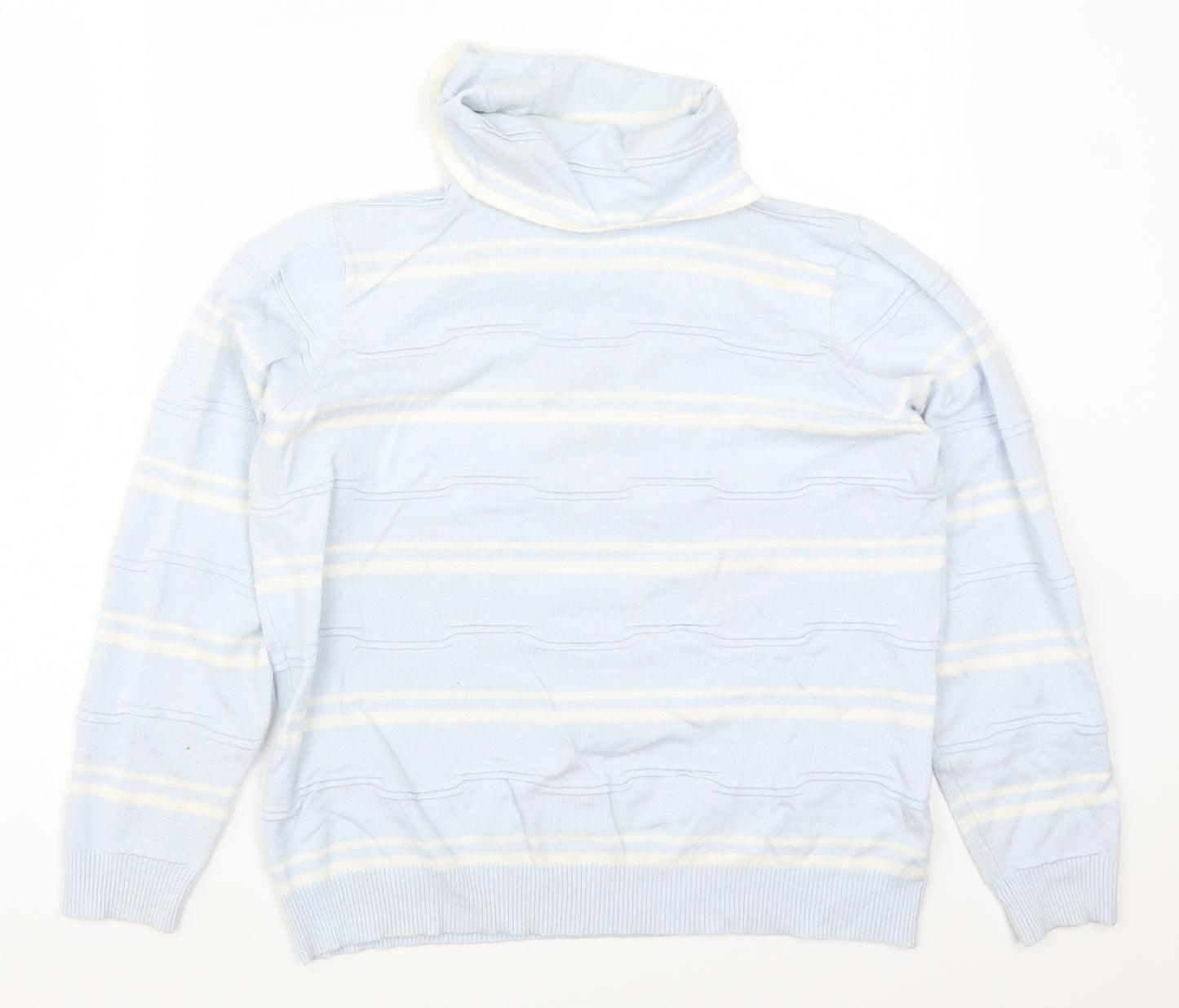 Eureca Womens Blue Striped  Pullover Jumper Size 18