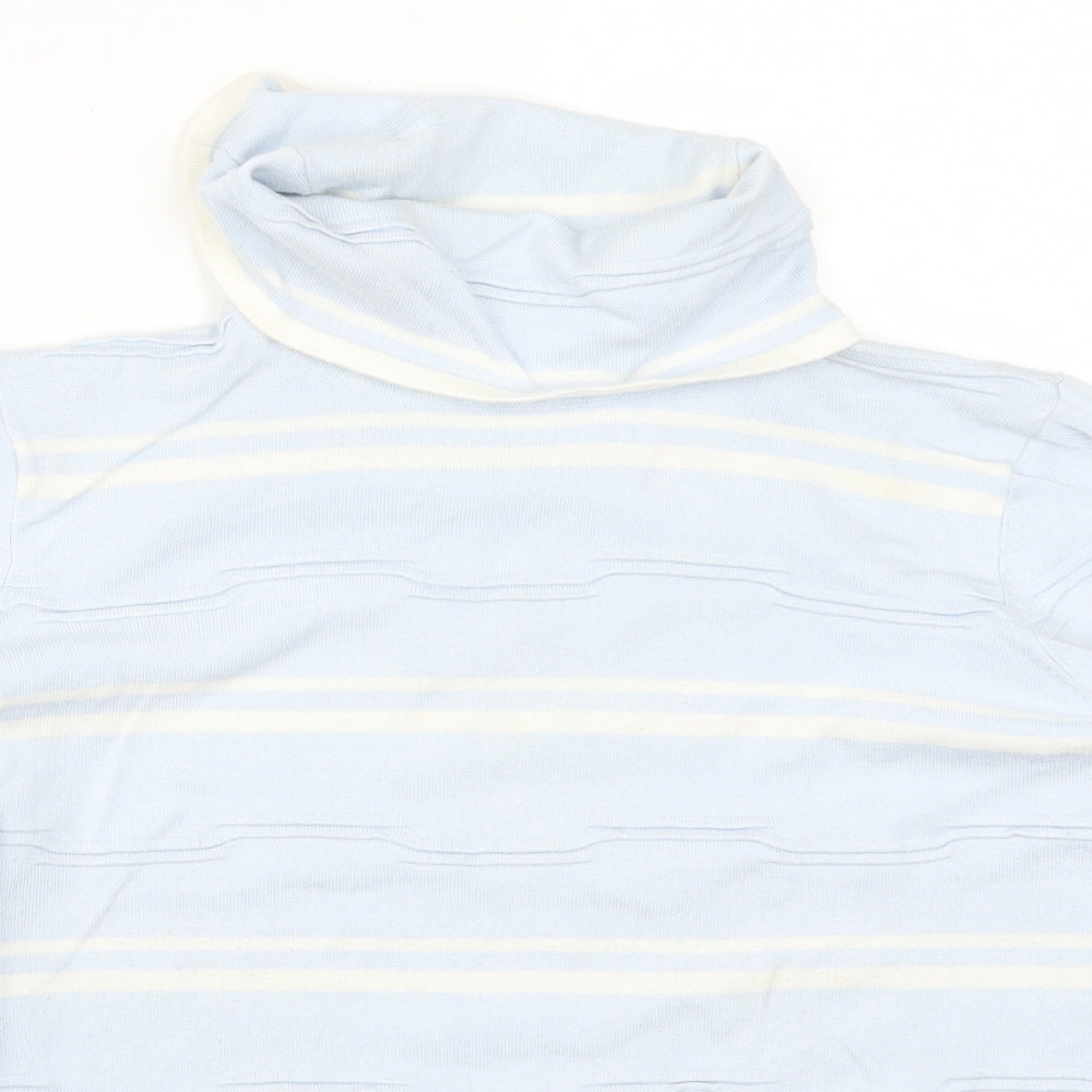 Eureca Womens Blue Striped  Pullover Jumper Size 18