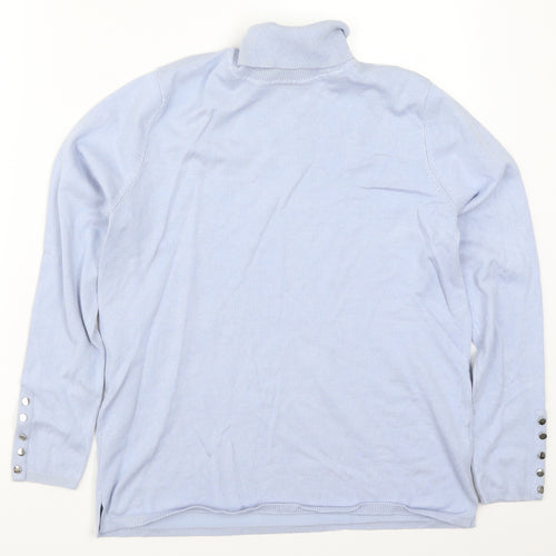 M&Co Womens Blue   Pullover Jumper Size 14