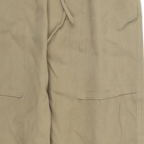 Zara Womens Brown   Cargo Trousers Size S L23 in