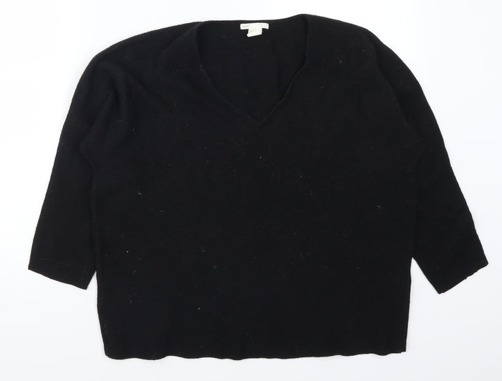 H&M Womens Black   Pullover Jumper Size M
