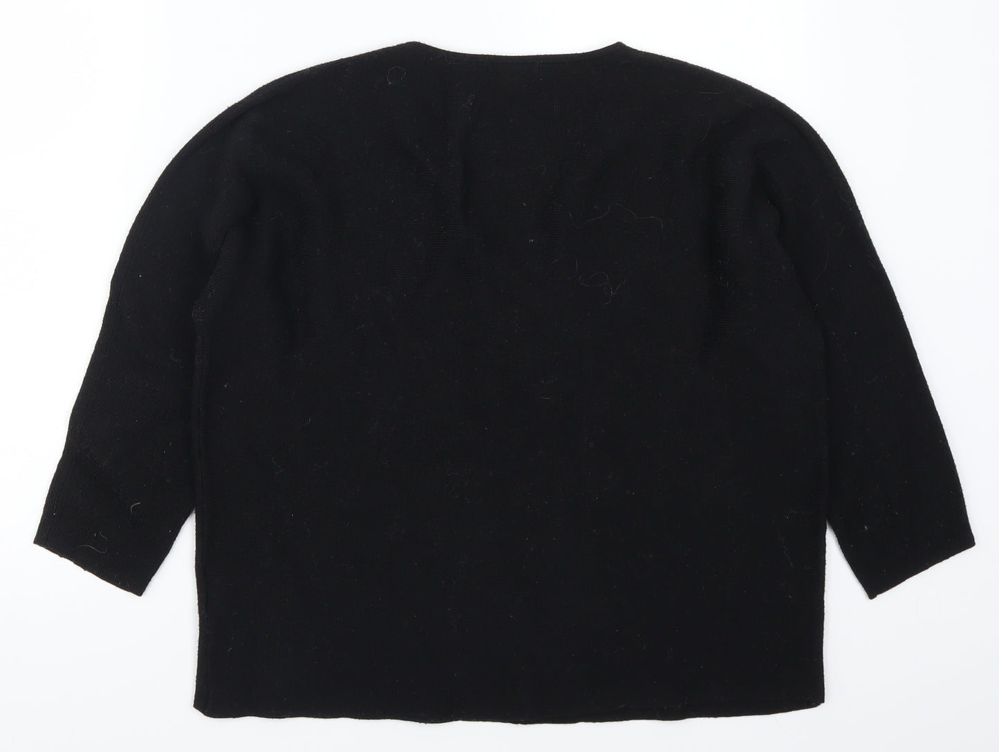 H&M Womens Black   Pullover Jumper Size M