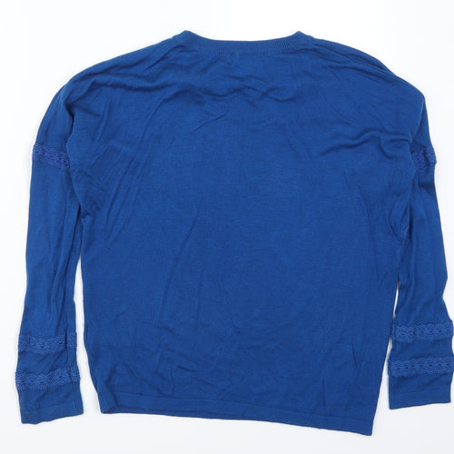 Marks and Spencer Womens Blue   Pullover Jumper Size S