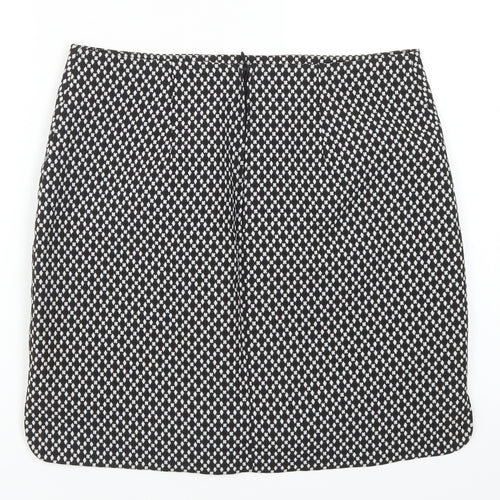ORSAY Womens Black Geometric  Mini Skirt Size 30 in