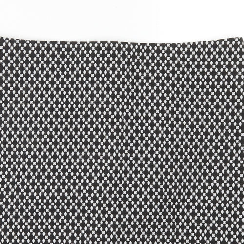 ORSAY Womens Black Geometric  Mini Skirt Size 30 in