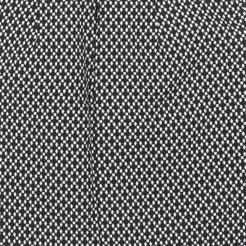 ORSAY Womens Black Geometric  Mini Skirt Size 30 in