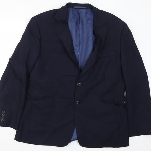 Marks and Spencer Mens Blue   Jacket Suit Jacket Size 42