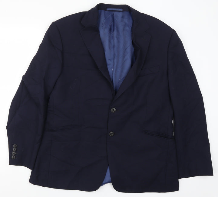 Marks and Spencer Mens Blue   Jacket Suit Jacket Size 42