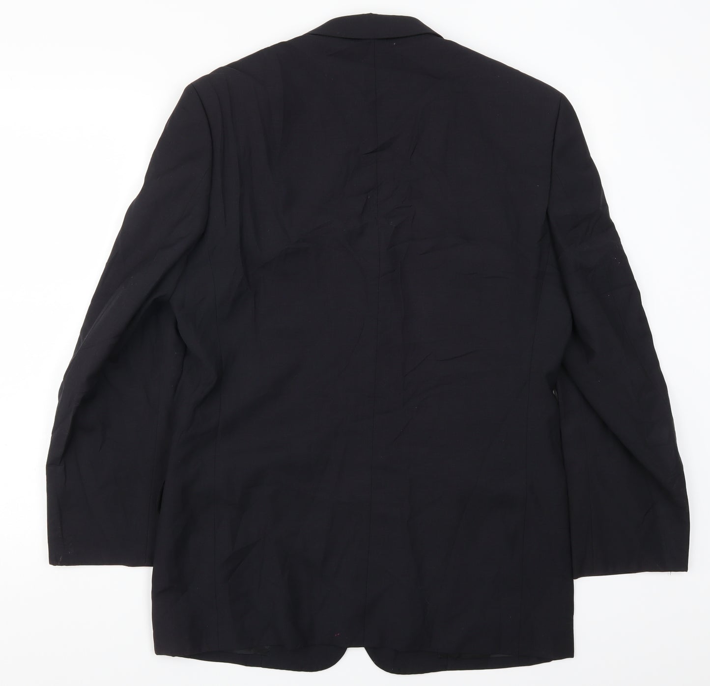 St Rome Mens Black   Jacket Suit Jacket Size 38