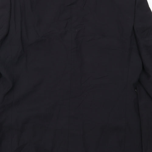 St Rome Mens Black   Jacket Suit Jacket Size 38