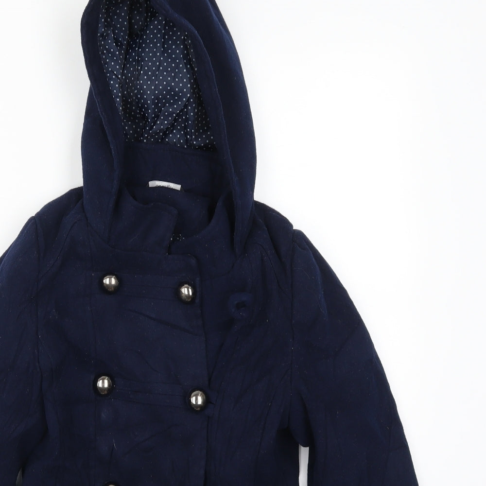 George Girls Blue   Pea Coat Coat Size 7-8 Years