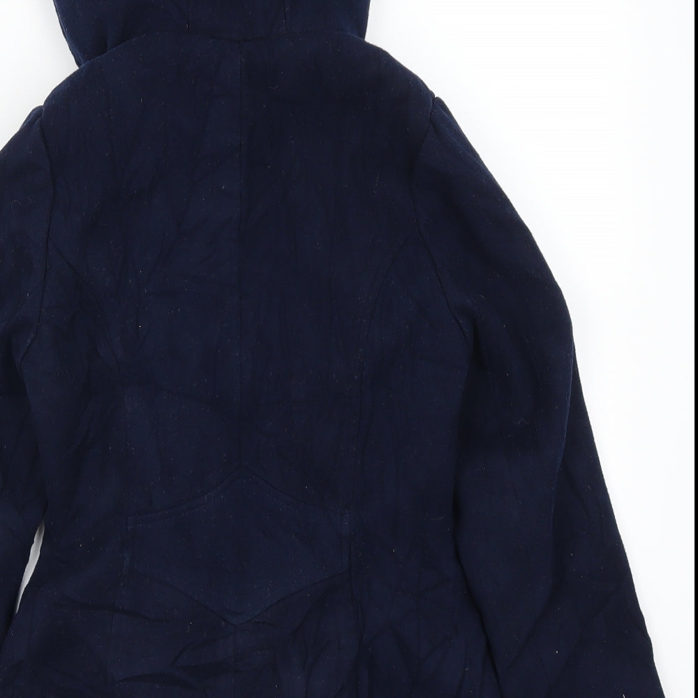 George Girls Blue   Pea Coat Coat Size 7-8 Years