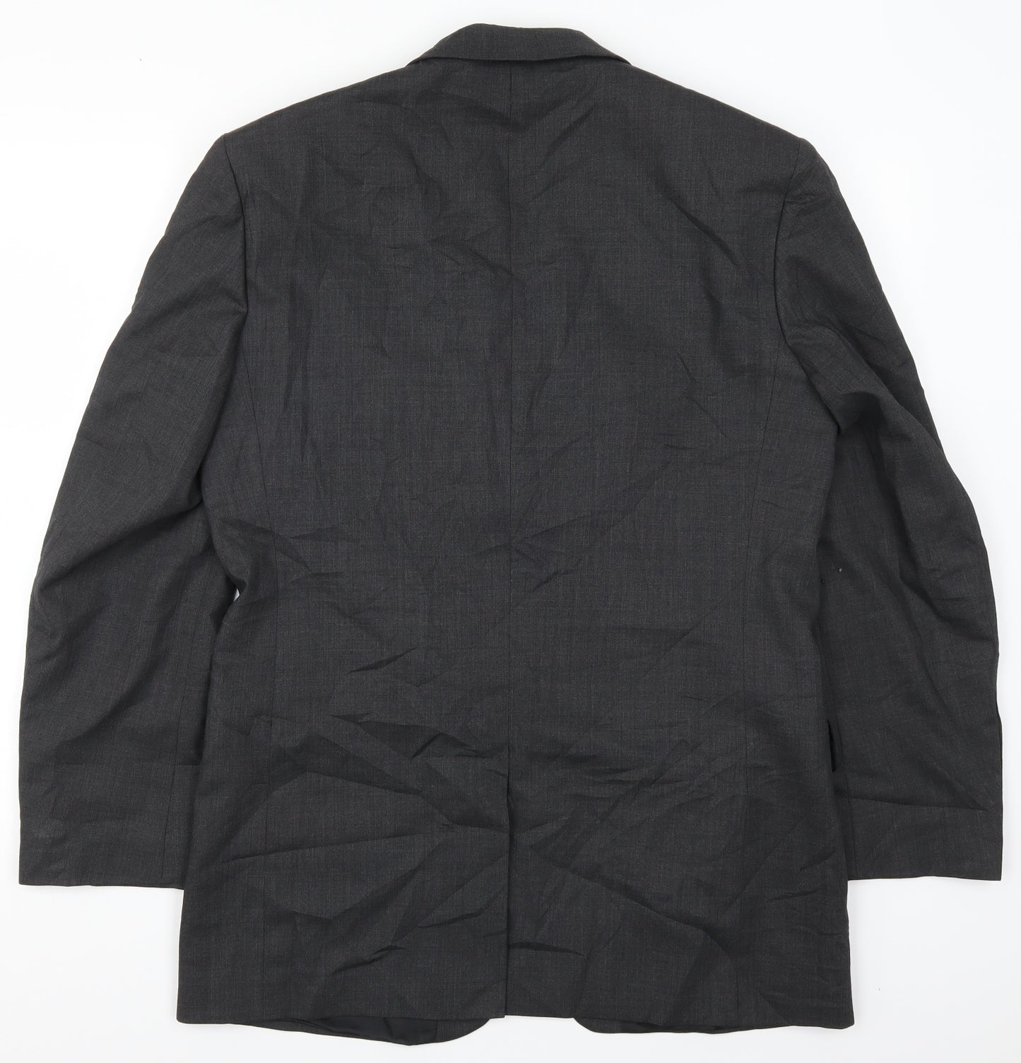 Pinstripe Mens Grey   Jacket Suit Jacket Size 40
