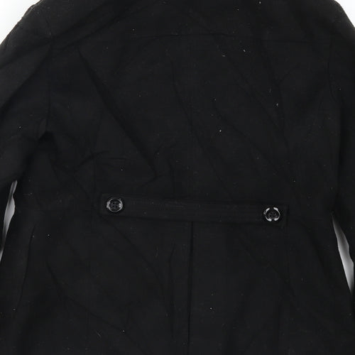 FOREVER 21 Womens Black   Pea Coat Coat Size L